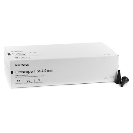 Mckesson Disposable Ear Speculum Tip 4 mm, PK 1000 16-157